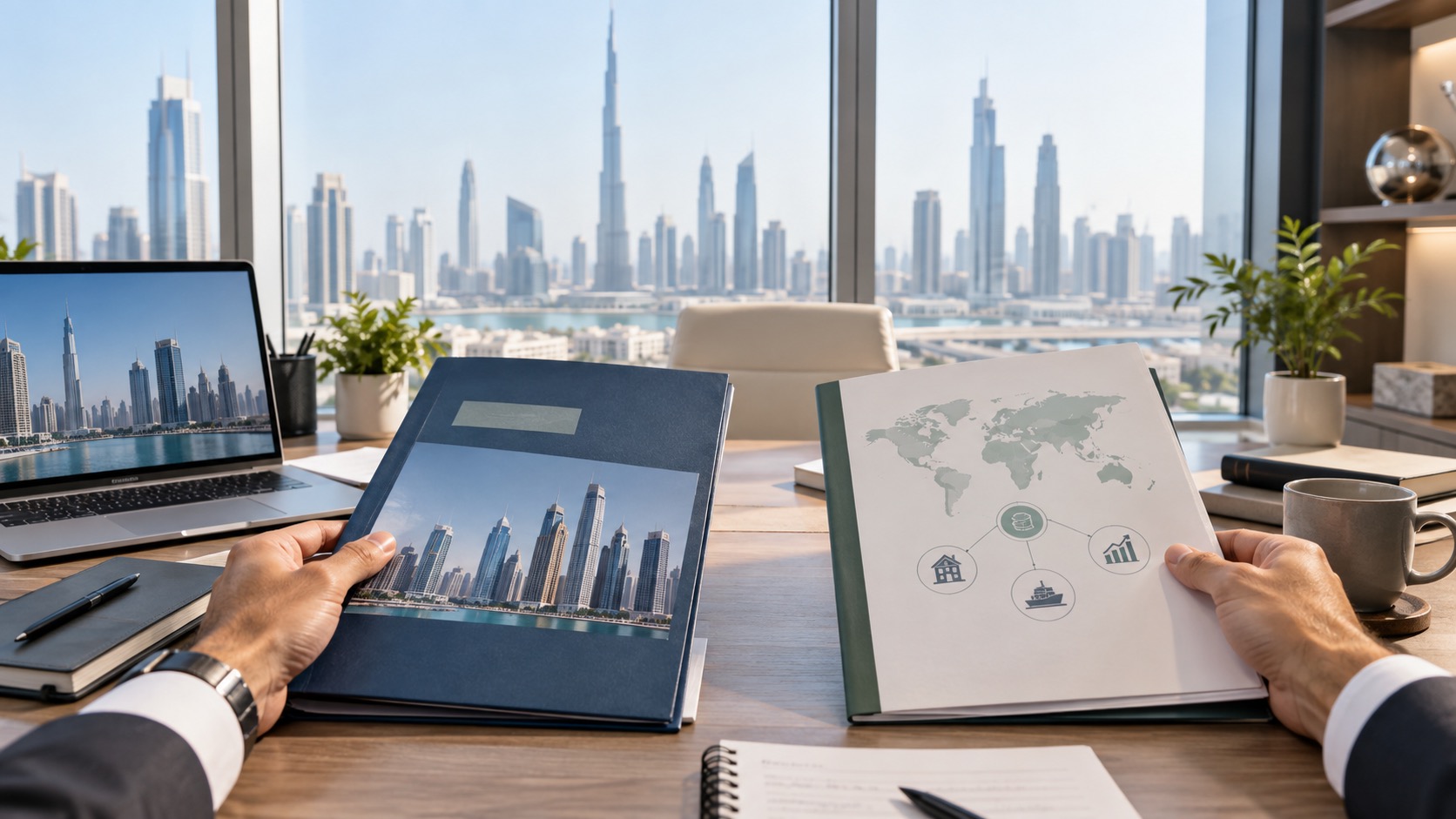Dubai founder comparing a UAE free zone company with an offshore holding structure